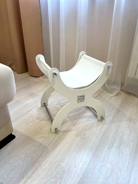 Изображение товара Подставка для сумки ОМурМебель Лакшери №4 (белый)