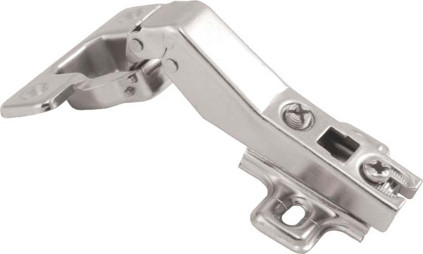 Изображение товара Петля мебельная AKS 45 градусов без доводчика 45мм планка h2 slide-on без еврошурупа (угловая)