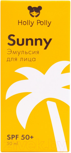 Изображение товара Эмульсия солнцезащитная Holly Polly Sunny SPF 50+ (50мл)