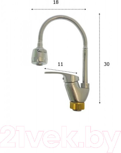 Изображение товара Смеситель Wisent WP53027