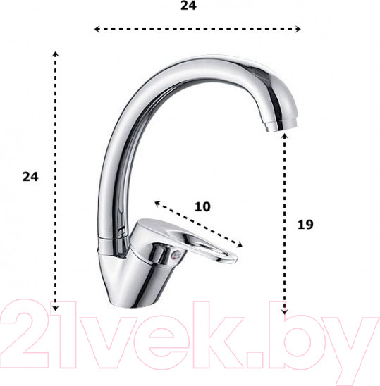 Изображение товара Смеситель Wisent WP59213