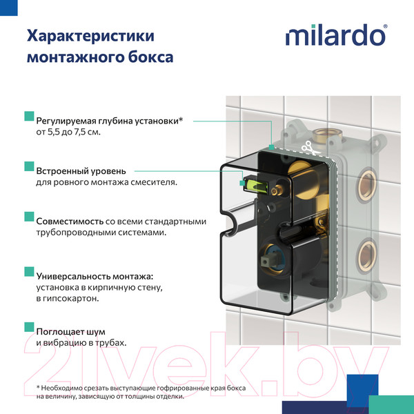 Изображение товара Душевая система со смесителем IDDIS Rora / RORBL02M67 (черный)