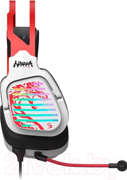 Изображение товара Наушники-гарнитура A4Tech Bloody G560 (белый/красный)