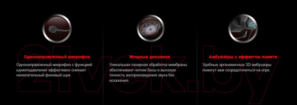 Изображение товара Наушники-гарнитура A4Tech Bloody G560 (белый/красный)