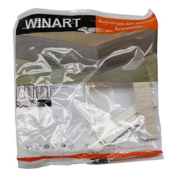 Изображение товара Соединитель для плинтуса Winart Tera 706 72мм Дуб Пацифик (2шт, блистер)