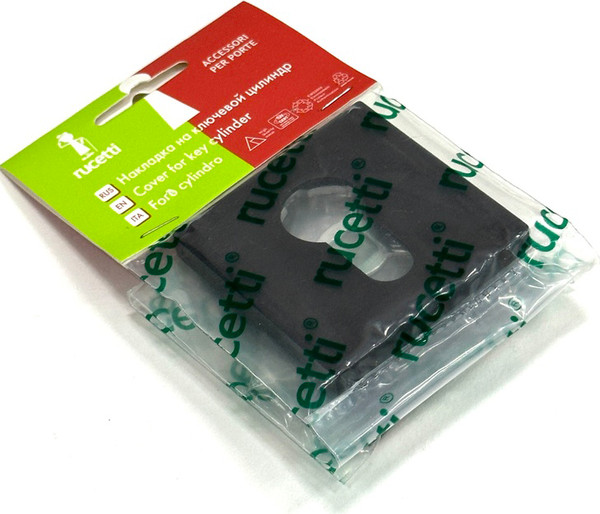 Изображение товара Накладка на цилиндр Rucetti RAP KH SLIM-S BL (черный)