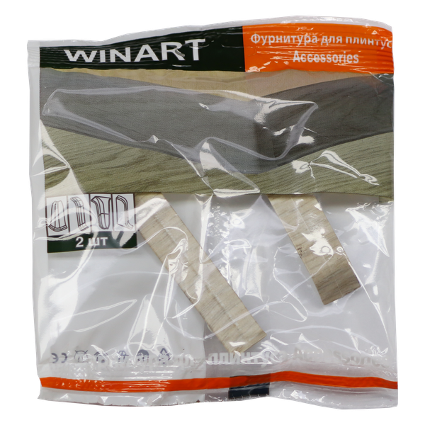 Изображение товара Соединитель для плинтуса Winart Tera 717 72мм Дуб Эден (2шт, блистер)