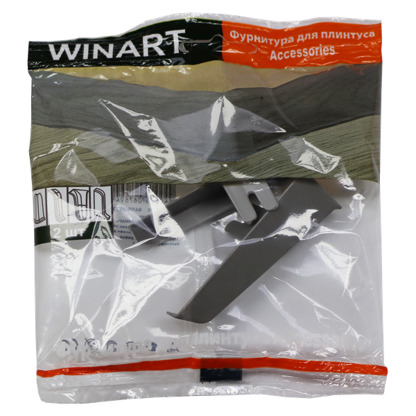 Изображение товара Заглушка для плинтуса Winart Tera 732 72мм Меркурий (2шт, блистер)