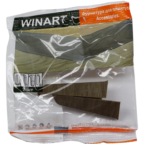 Изображение товара Заглушка для плинтуса Winart Tera 733 72мм Смоул (2шт, блистер)