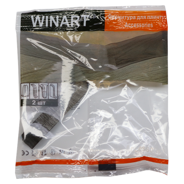 Изображение товара Соединитель для плинтуса Winart Tera 733 72мм Смоул (2шт, блистер)