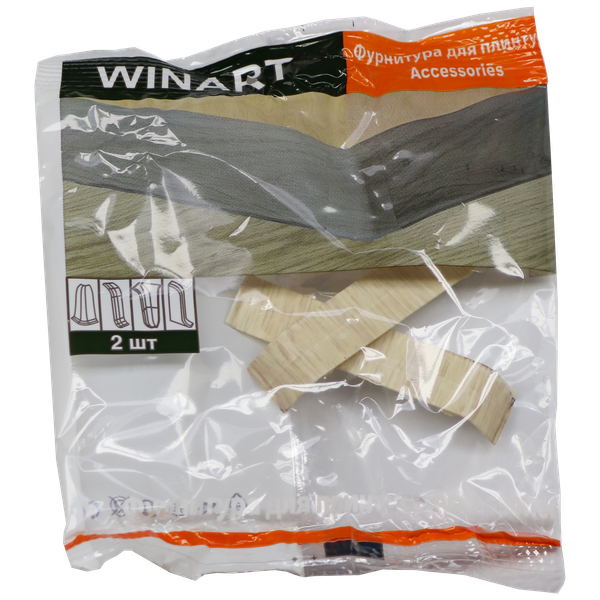Изображение товара Соединитель для плинтуса Winart Tera 734 72мм Себаста (2шт, блистер)