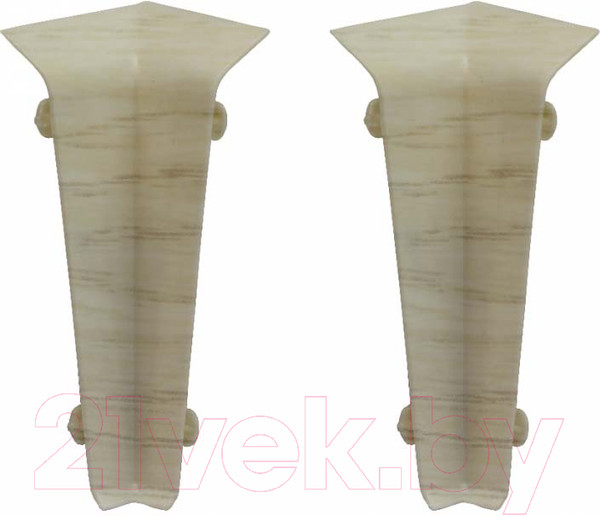 Изображение товара Уголок для плинтуса Winart Tera 739 72мм Белый ясень (2шт, внутренний, блистер)