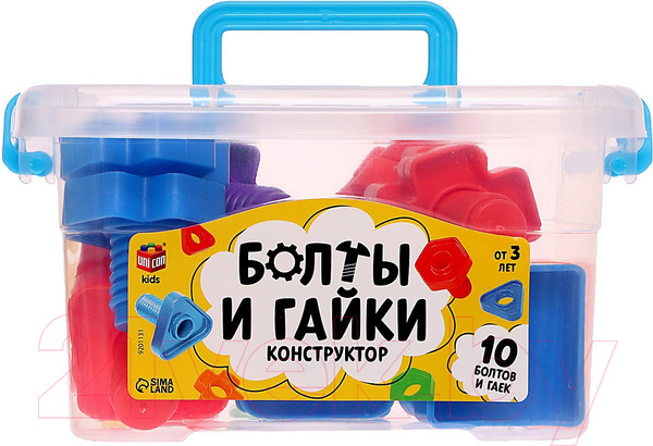 Изображение товара Развивающий игровой набор Unicon Болты и гайки / 9201131