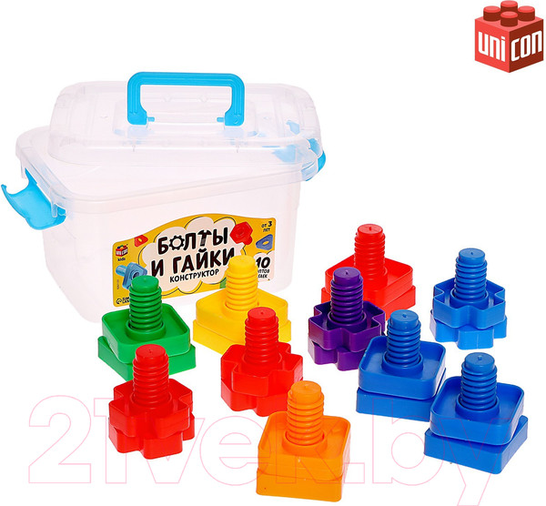 Изображение товара Развивающий игровой набор Unicon Болты и гайки / 9201131