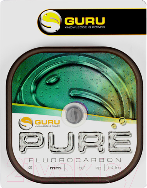 Изображение товара Леска флюорокарбоновая Guru Pure 50м / GFC08 (0.08мм)