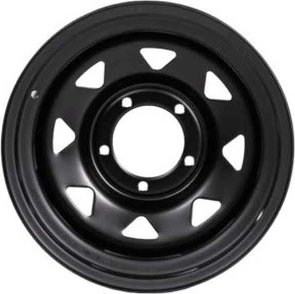 Изображение товара Штампованный диск ORW УАЗ 16x8" 5x139.7мм DIA 110мм ET 0мм Matt Black 83M