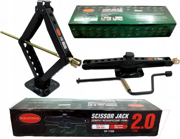 Изображение товара Ромбический домкрат RockForce RF-110A