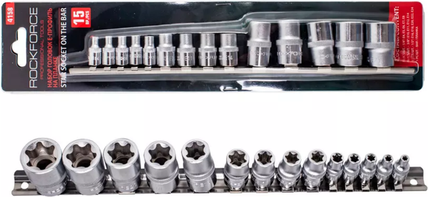 Изображение товара Набор головок слесарных RockForce RF-4158 (11711)