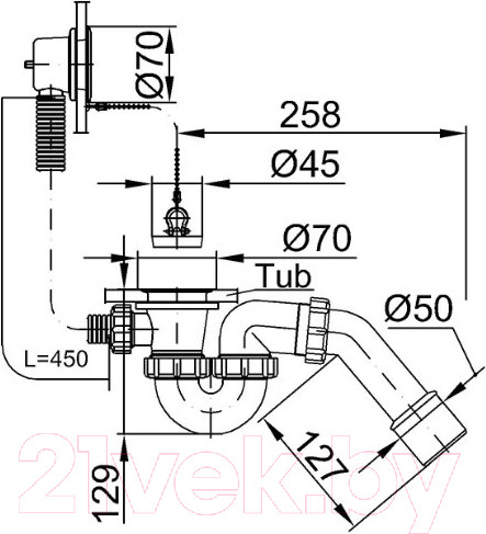 Изображение товара Сифон Styron STY-536
