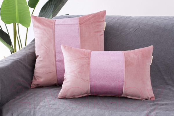 Изображение товара Наволочка декоративная Sofi de Marko Амели 30х50 / Нав-015-А-30х50 (розовый)