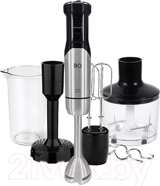 Изображение товара Блендер погружной BQ HB421PS (сталь/черный)