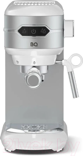 Изображение товара Кофеварка эспрессо BQ CM3001 (стальной/белый)