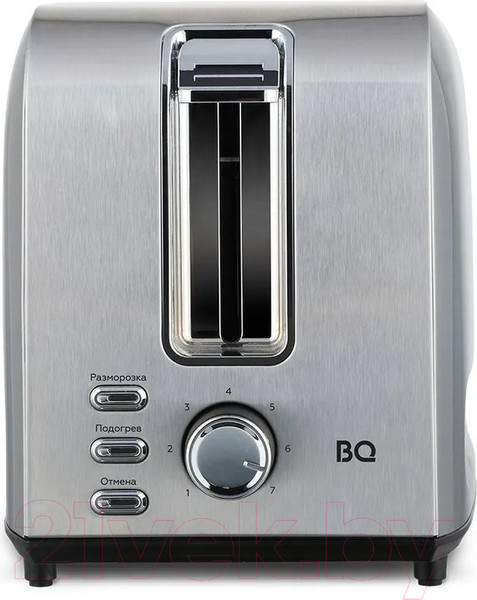 Изображение товара Тостер BQ T1009 (стальной/черный)
