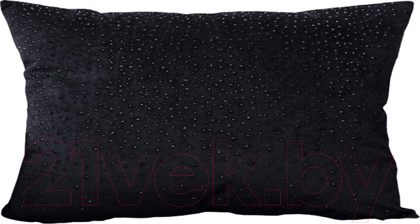 Изображение товара Наволочка декоративная Sofi de Marko Кристал 30х50 / Нав-К108-30х50 (черный)