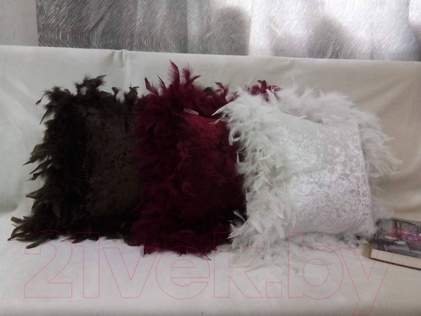 Изображение товара Наволочка декоративная Sofi de Marko Бурлеск 40х40 / Нав-Б-40х40-ш (шоколадный)