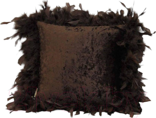 Изображение товара Наволочка декоративная Sofi de Marko Бурлеск 40х40 / Нав-Б-40х40-ш (шоколадный)