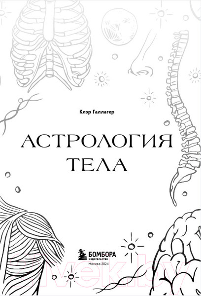 Изображение товара Книга Бомбора Астрология тела. Исцеляющая сила звезд / 9785041848781 (Галлагер К.)