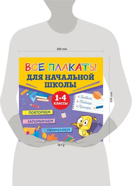 Изображение товара Комплект учебных плакатов Эксмо Все плакаты для начальной школы, мягкая обложка (Сафиуллина Маргарита)