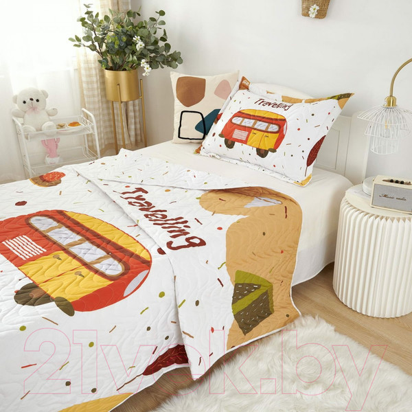 Изображение товара Набор текстиля для спальни Sofi de Marko Sunny day №6 160х220 / Дт-Пок6-160х220