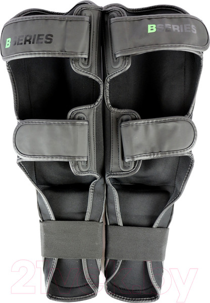 Изображение товара Защита голень-стопа для единоборств BoyBo B-series (XS, черный/зеленый)