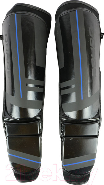 Изображение товара Защита голень-стопа для единоборств BoyBo B-series (XL, черный/синий)