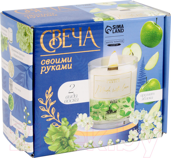 Изображение товара Набор для изготовления свечей Школа талантов Зеленое яблоко / 10100649