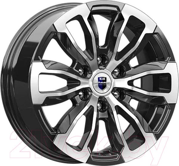 Изображение товара Литой диск K&K Меконг 18x7.5" 6x139.7мм DIA 100.1мм ET 36мм Алмаз черный