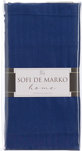Изображение товара Наволочка Sofi de Marko Тиффани 50х70 / Нав-тиф-50х70сап (сапфировый)