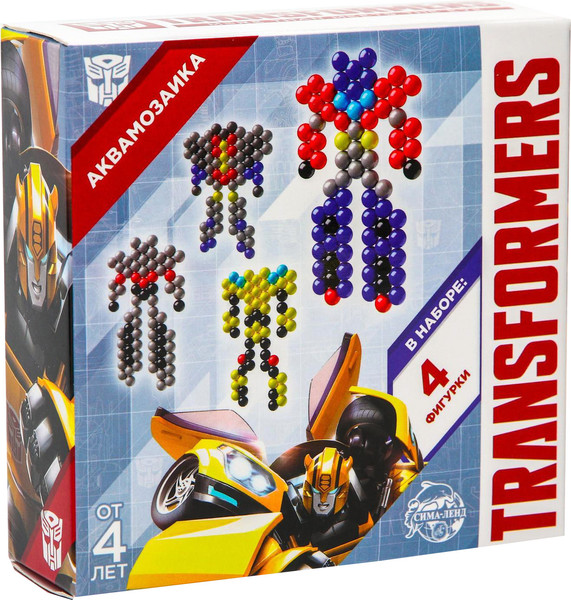 Изображение товара Развивающая игра Hasbro Аквамозаика. Автоботы. Трансформеры / 5434666