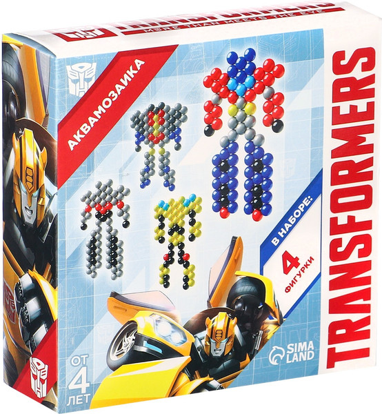 Изображение товара Развивающая игра Hasbro Аквамозаика. Автоботы. Трансформеры / 5434666