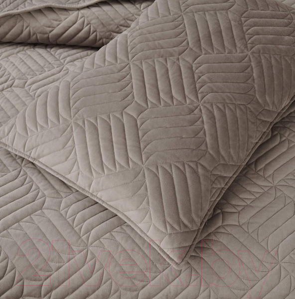 Изображение товара Набор текстиля для спальни Sofi de Marko Армандо 160х220 / Пок-Арм-160х220п (пепельный)