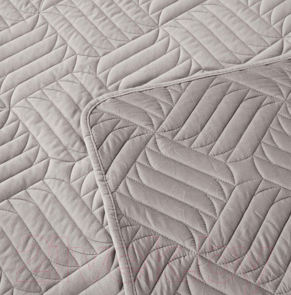 Изображение товара Набор текстиля для спальни Sofi de Marko Армандо 160х220 / Пок-Арм-160х220сс (светло-серый)