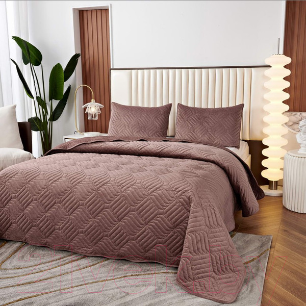 Изображение товара Набор текстиля для спальни Sofi de Marko Армандо  160х220 / Пок-Арм-160х220чр (чайная роза)