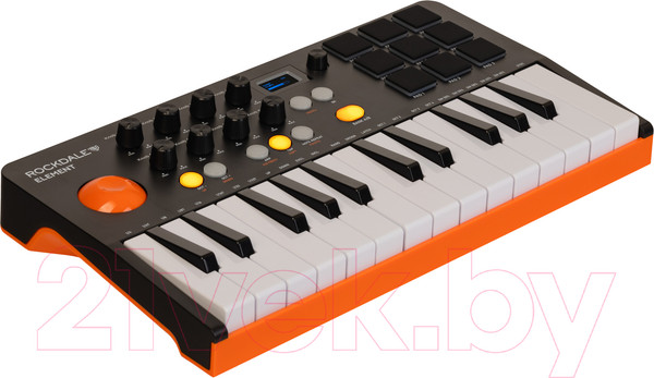 Изображение товара MIDI-клавиатура Rockdale Element Black / A174141 (черный)
