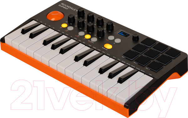 Изображение товара MIDI-клавиатура Rockdale Element Black / A174141 (черный)