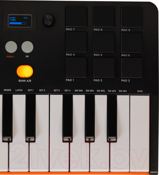 Изображение товара MIDI-клавиатура Rockdale Element Black / A174141 (черный)