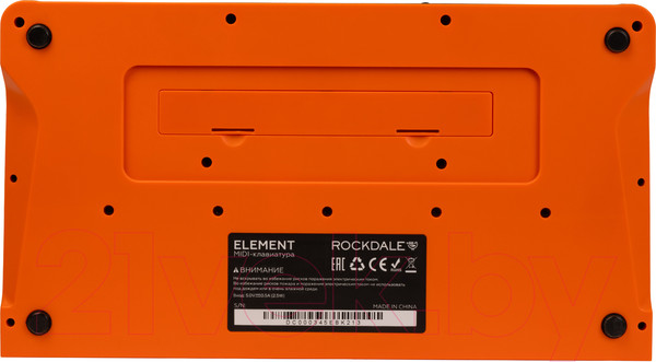 Изображение товара MIDI-клавиатура Rockdale Element Black / A174141 (черный)