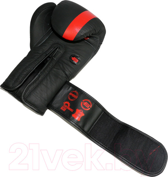 Изображение товара Боксерские перчатки BoyBo Fusion BG-092 (8oz, черный/красный)
