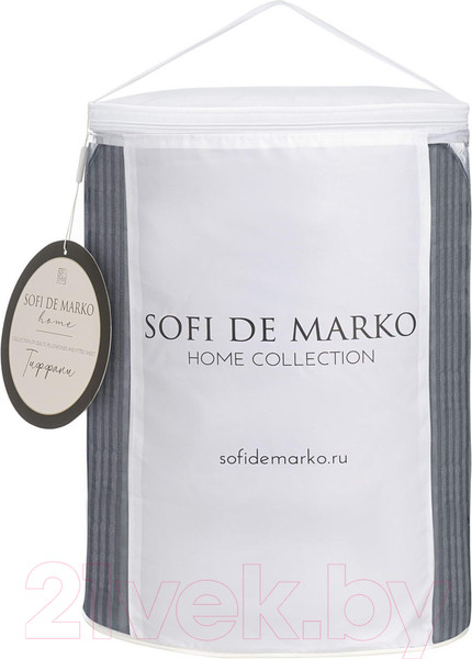 Изображение товара Одеяло Sofi de Marko Тиффани 195х220 / Од-тиф-195х220ант (антрацитовый)