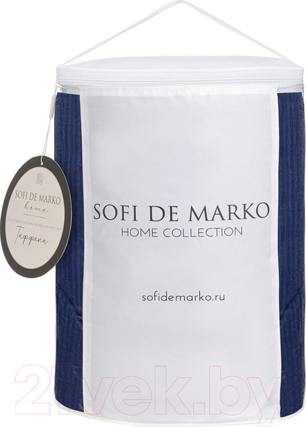 Изображение товара Одеяло Sofi de Marko Тиффани 195х220 / Од-тиф-195х220сап (сапфировый)